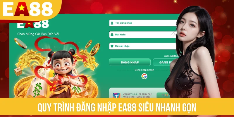 Quy trình đăng nhập EA88 siêu nhanh gọn